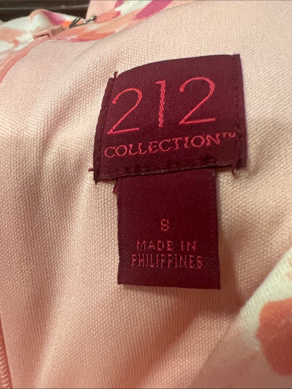 Coral, Pink & White Sleeveless Fit-and-Flare Midi Dress - Picture 8 of 9